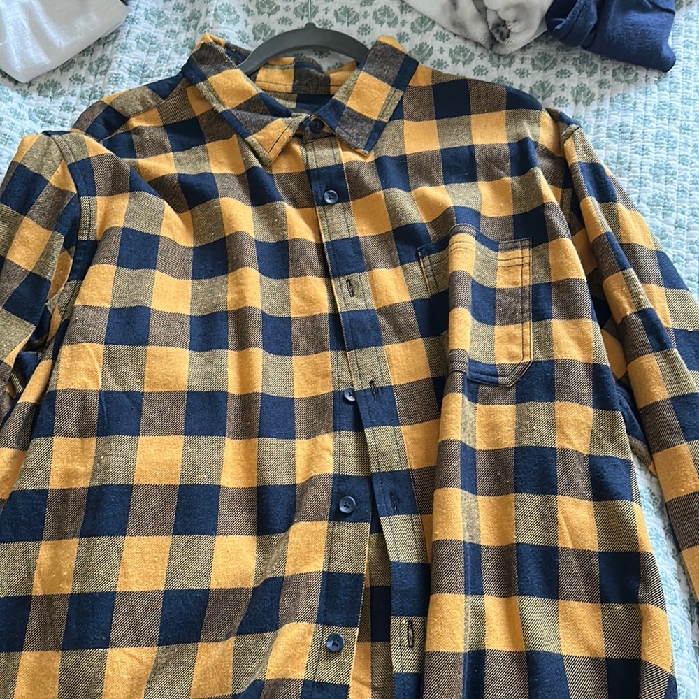 Men’s Yellow Flannel